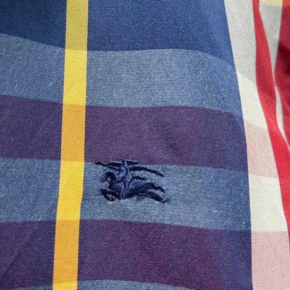 Burberry London Men’s long sleeve plaid shirt - Picture 3 of 5